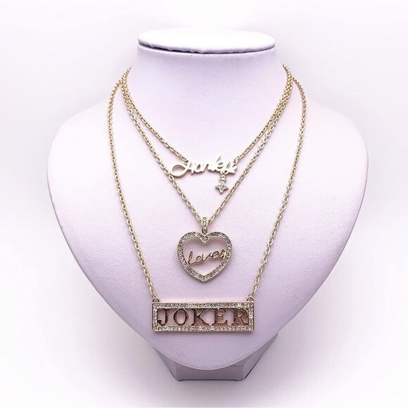 Halloween Love Charm Necklace Gift for Woman Men Stylish Zinc Chain - Picture 3 of 6